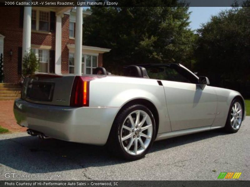 Light Platinum / Ebony 2006 Cadillac XLR -V Series Roadster
