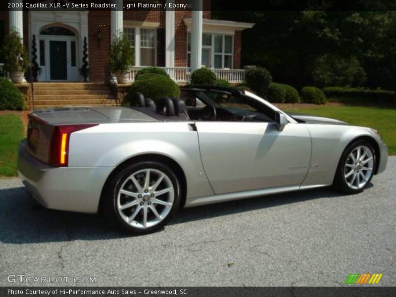 Light Platinum / Ebony 2006 Cadillac XLR -V Series Roadster