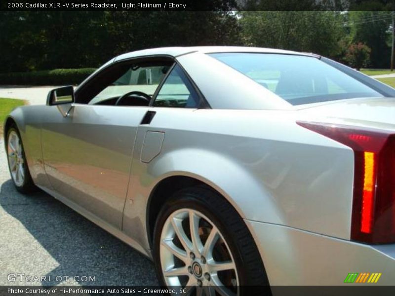 Light Platinum / Ebony 2006 Cadillac XLR -V Series Roadster