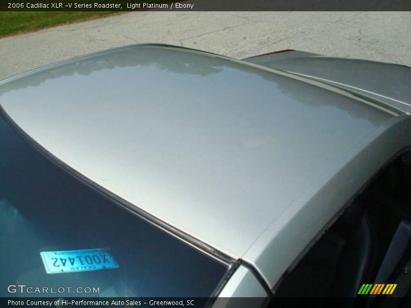 Light Platinum / Ebony 2006 Cadillac XLR -V Series Roadster