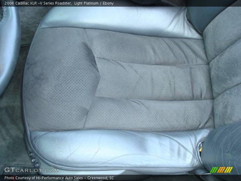 Light Platinum / Ebony 2006 Cadillac XLR -V Series Roadster