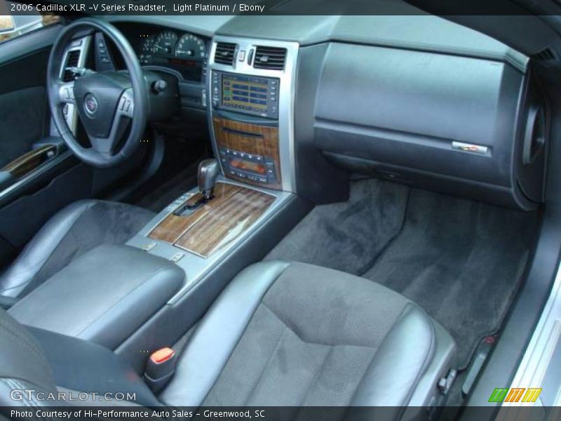 Light Platinum / Ebony 2006 Cadillac XLR -V Series Roadster
