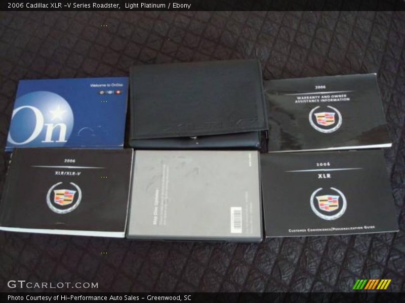 Light Platinum / Ebony 2006 Cadillac XLR -V Series Roadster