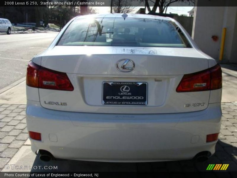 Starfire White Pearl / Cashmere Beige 2008 Lexus IS 250