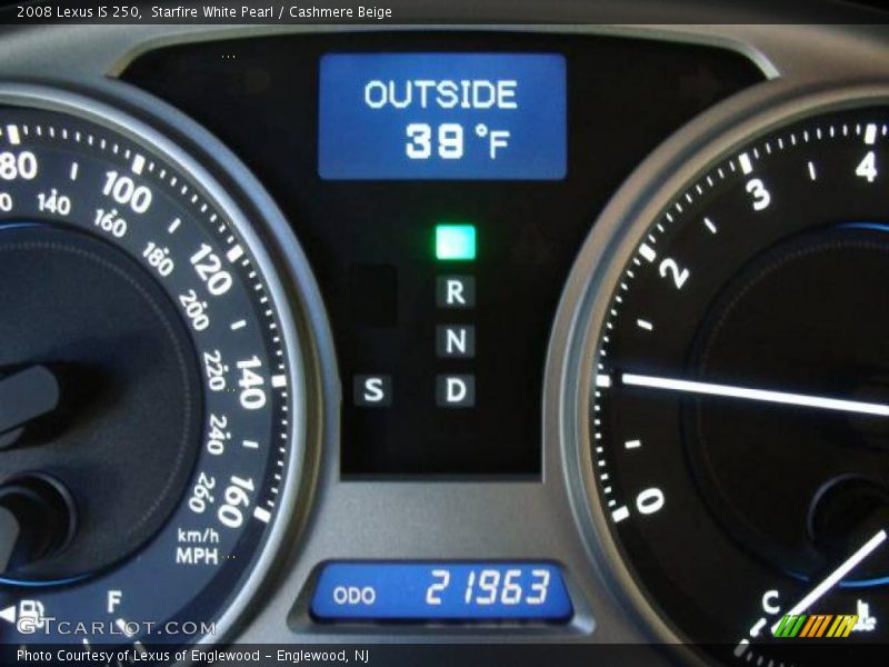 Starfire White Pearl / Cashmere Beige 2008 Lexus IS 250
