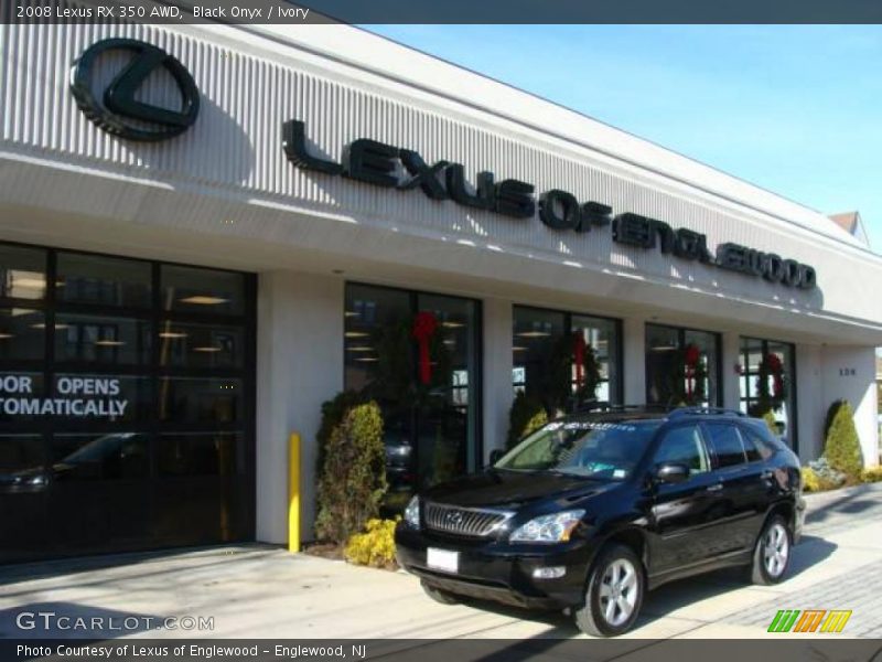 Black Onyx / Ivory 2008 Lexus RX 350 AWD