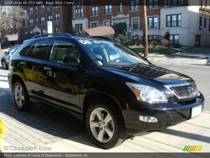 Black Onyx / Ivory 2008 Lexus RX 350 AWD