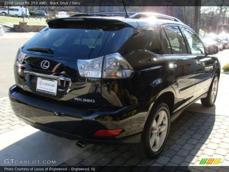 Black Onyx / Ivory 2008 Lexus RX 350 AWD