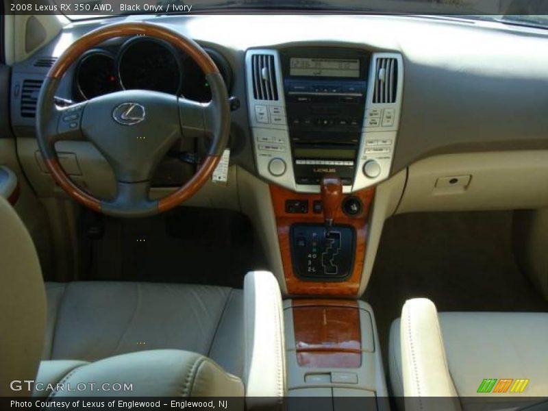 Black Onyx / Ivory 2008 Lexus RX 350 AWD