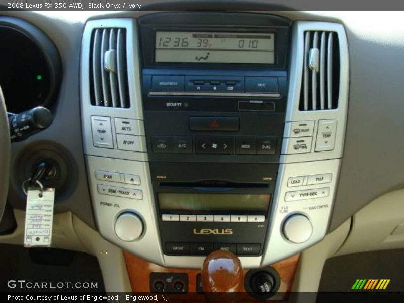 Black Onyx / Ivory 2008 Lexus RX 350 AWD