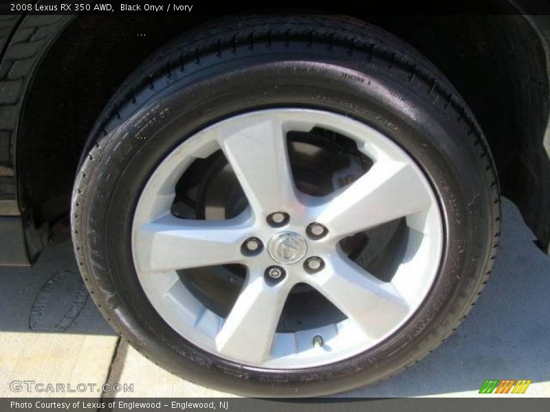 Black Onyx / Ivory 2008 Lexus RX 350 AWD