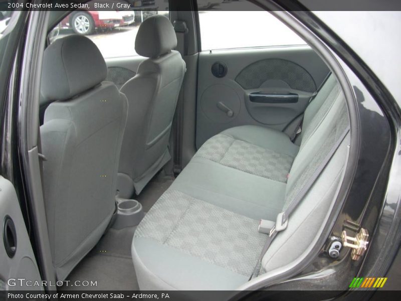 Black / Gray 2004 Chevrolet Aveo Sedan