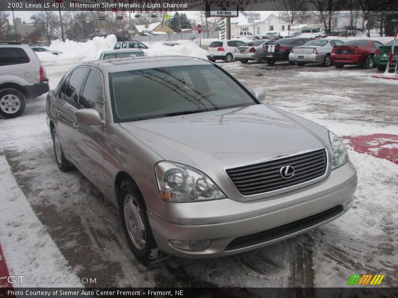 Millennium Silver Metallic / Light Charcoal 2002 Lexus LS 430