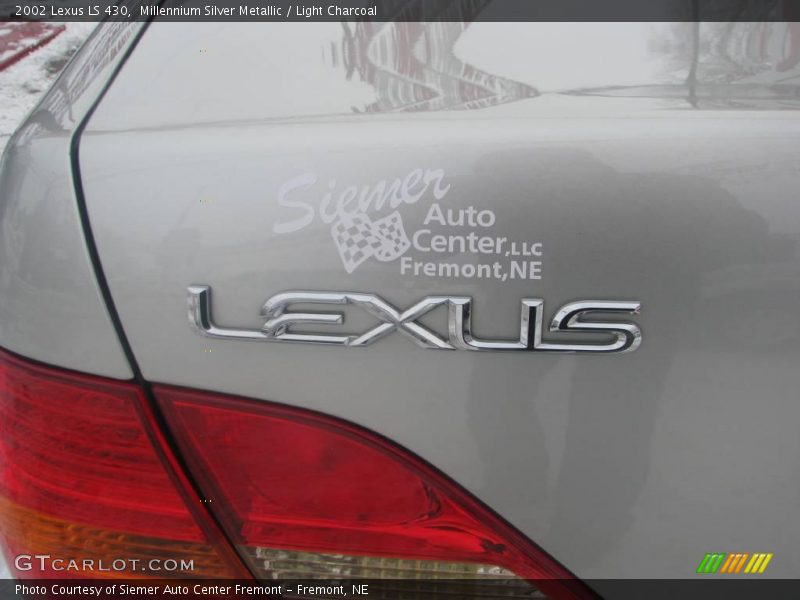 Millennium Silver Metallic / Light Charcoal 2002 Lexus LS 430