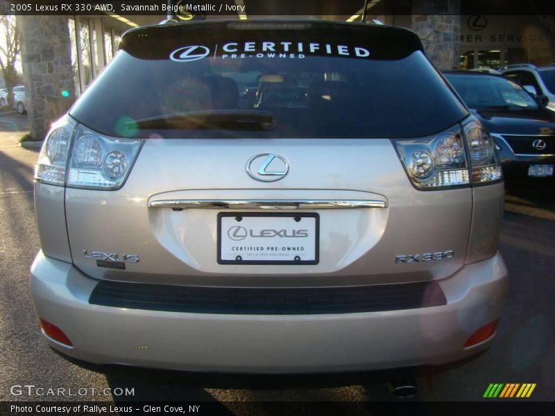 Savannah Beige Metallic / Ivory 2005 Lexus RX 330 AWD