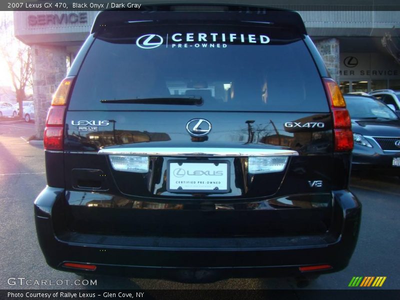 Black Onyx / Dark Gray 2007 Lexus GX 470