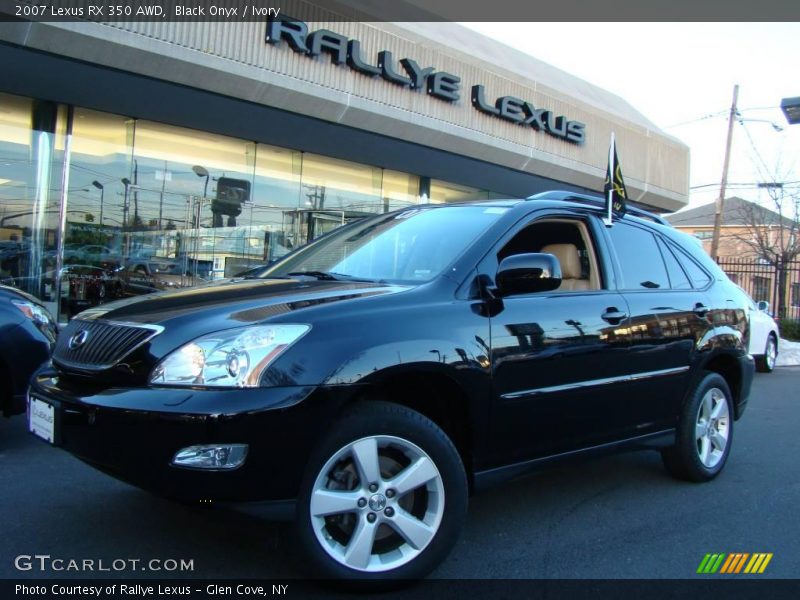 Black Onyx / Ivory 2007 Lexus RX 350 AWD