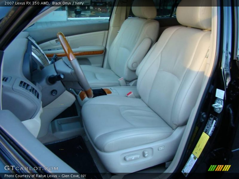 Black Onyx / Ivory 2007 Lexus RX 350 AWD