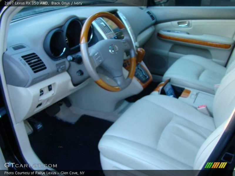 Black Onyx / Ivory 2007 Lexus RX 350 AWD