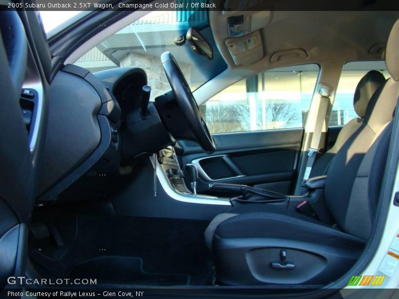 Champagne Gold Opal / Off Black 2005 Subaru Outback 2.5XT Wagon