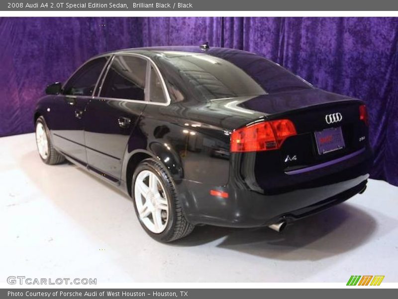 Brilliant Black / Black 2008 Audi A4 2.0T Special Edition Sedan