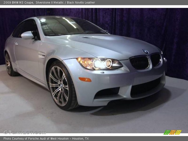 Silverstone II Metallic / Black Novillo Leather 2009 BMW M3 Coupe
