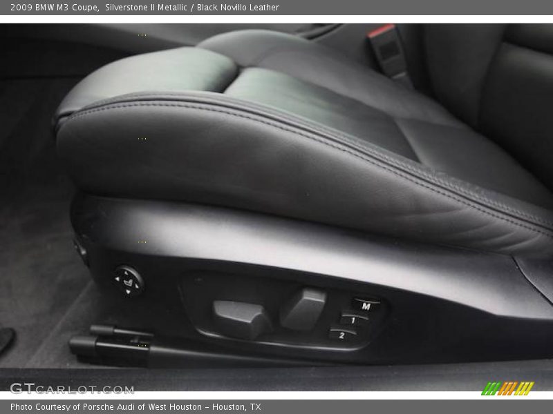 Silverstone II Metallic / Black Novillo Leather 2009 BMW M3 Coupe