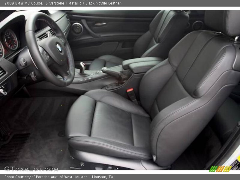 Silverstone II Metallic / Black Novillo Leather 2009 BMW M3 Coupe