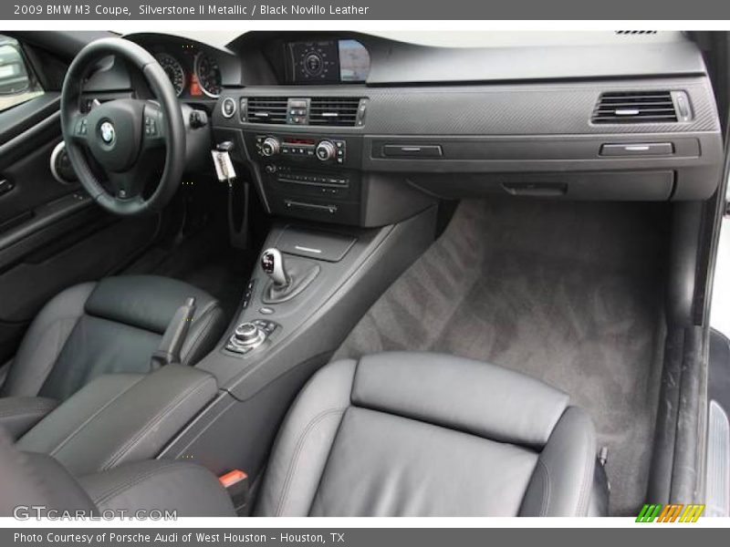 Silverstone II Metallic / Black Novillo Leather 2009 BMW M3 Coupe