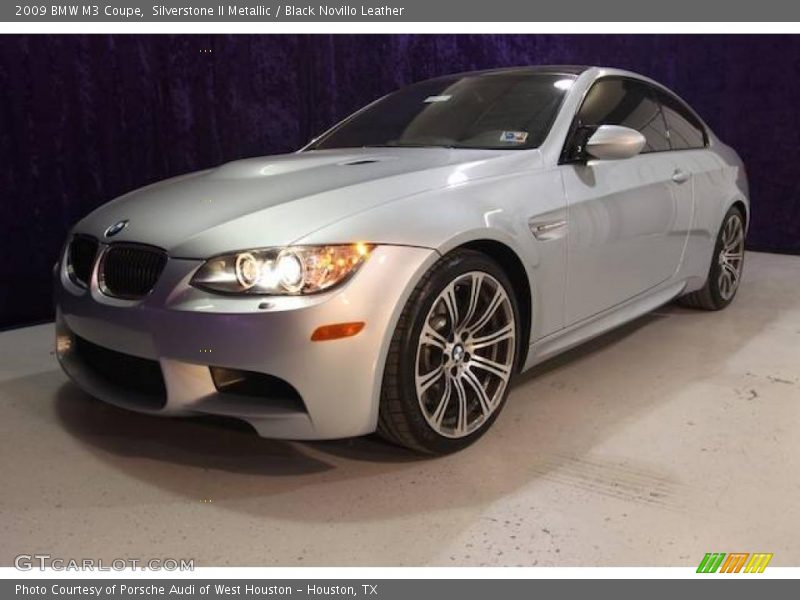 Silverstone II Metallic / Black Novillo Leather 2009 BMW M3 Coupe