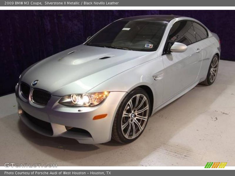 Silverstone II Metallic / Black Novillo Leather 2009 BMW M3 Coupe