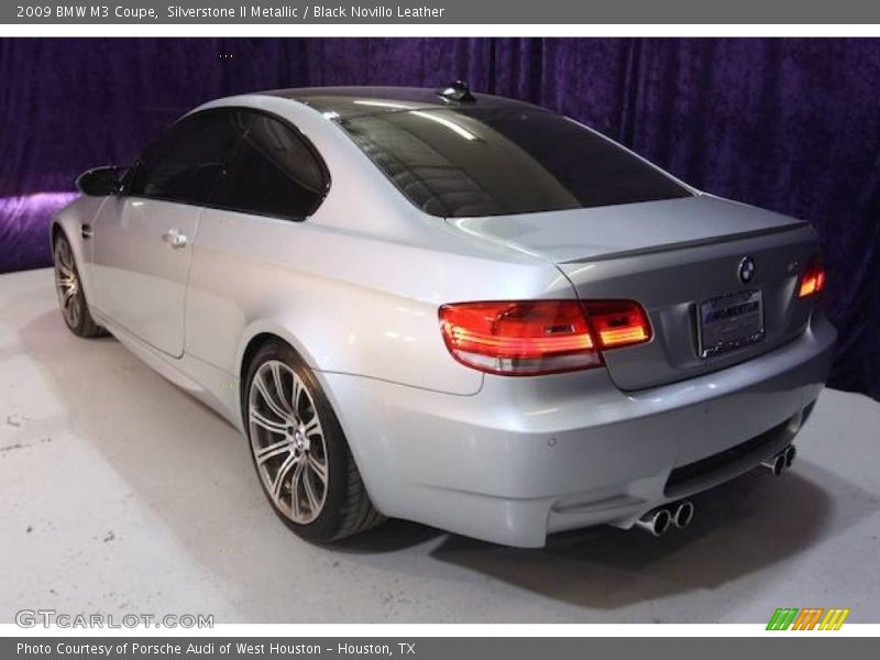 Silverstone II Metallic / Black Novillo Leather 2009 BMW M3 Coupe