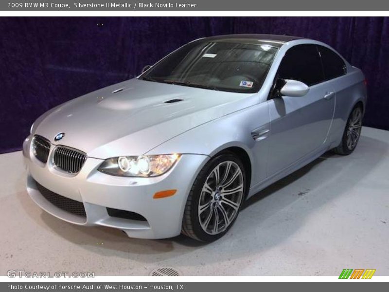 Silverstone II Metallic / Black Novillo Leather 2009 BMW M3 Coupe