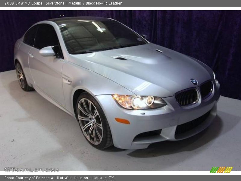 Silverstone II Metallic / Black Novillo Leather 2009 BMW M3 Coupe