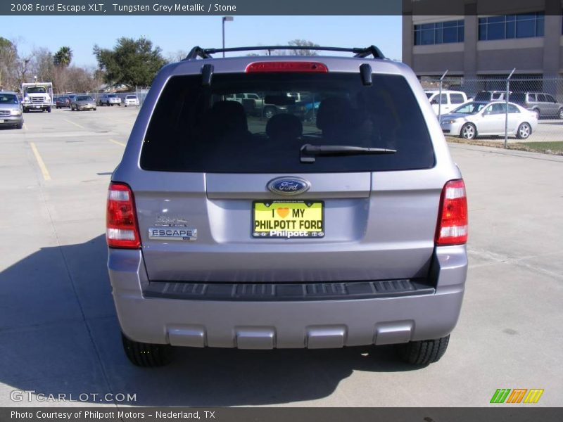Tungsten Grey Metallic / Stone 2008 Ford Escape XLT