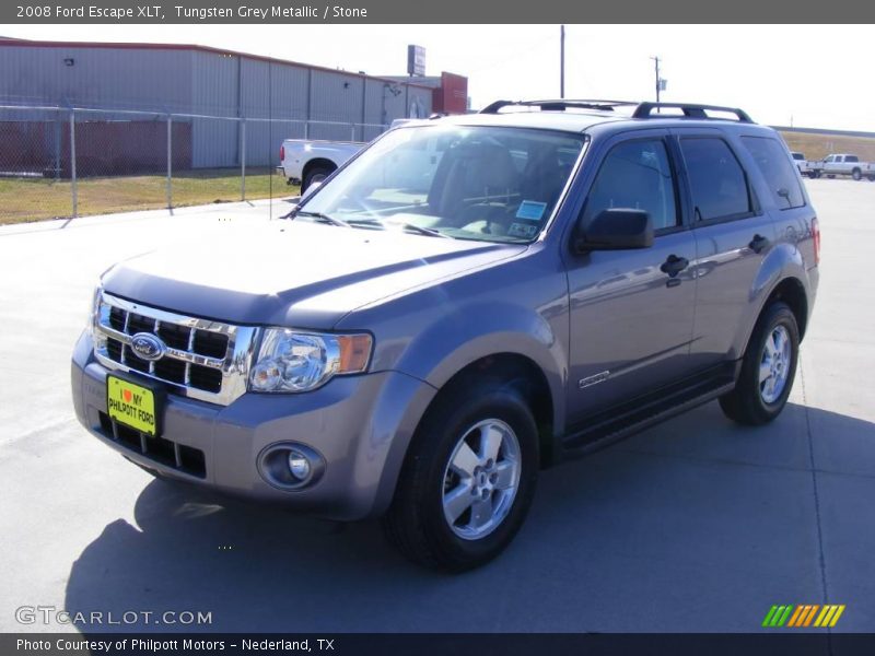 Tungsten Grey Metallic / Stone 2008 Ford Escape XLT