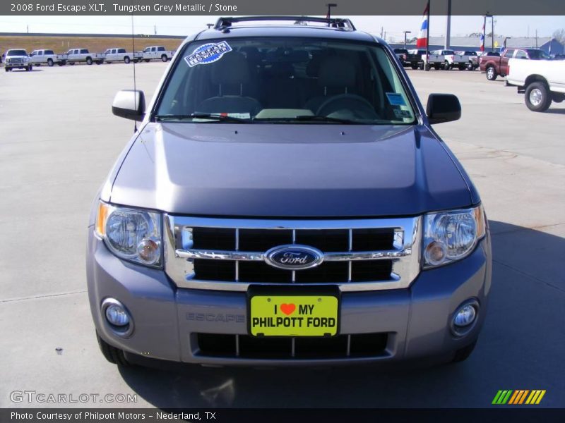 Tungsten Grey Metallic / Stone 2008 Ford Escape XLT