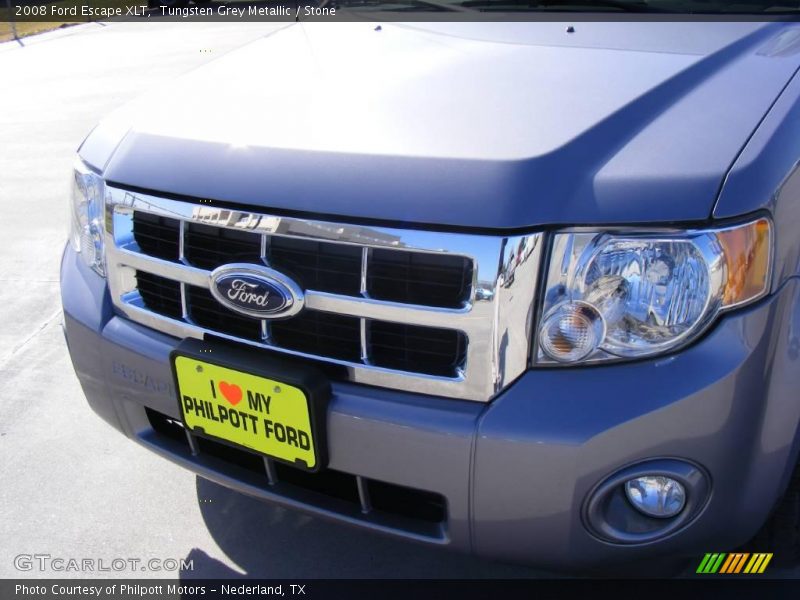 Tungsten Grey Metallic / Stone 2008 Ford Escape XLT