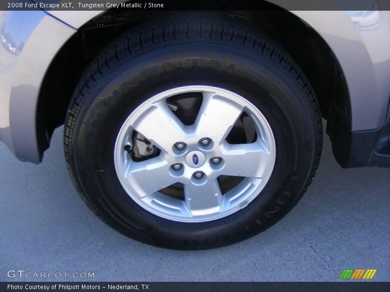 Tungsten Grey Metallic / Stone 2008 Ford Escape XLT