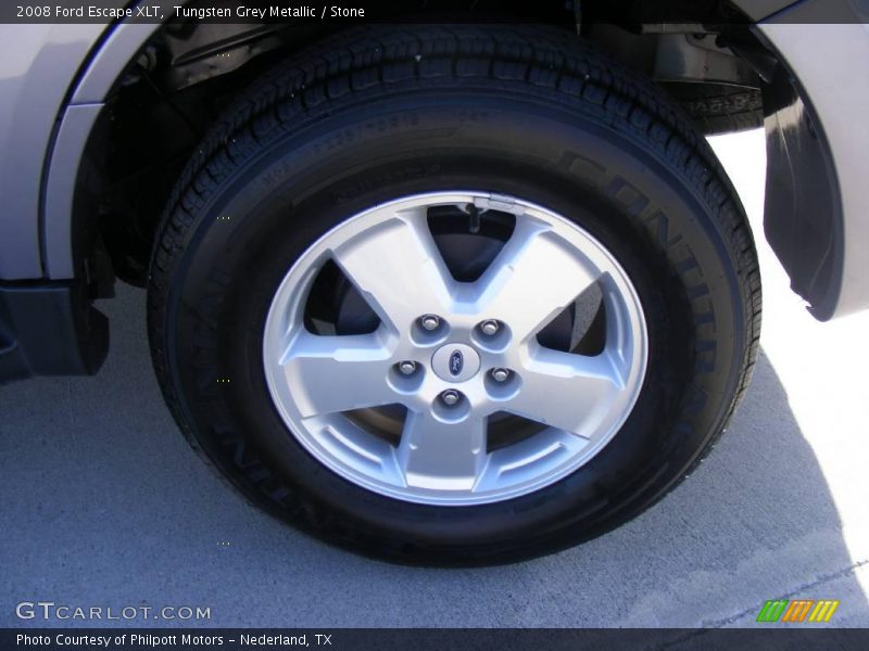 Tungsten Grey Metallic / Stone 2008 Ford Escape XLT