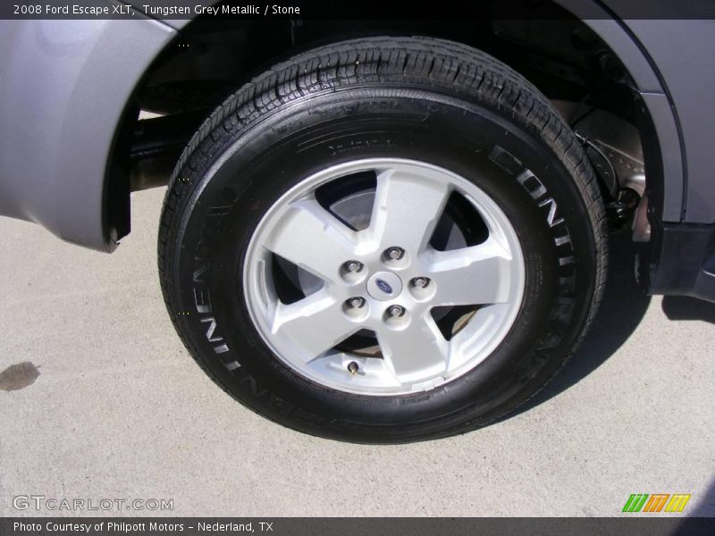 Tungsten Grey Metallic / Stone 2008 Ford Escape XLT