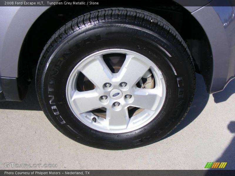 Tungsten Grey Metallic / Stone 2008 Ford Escape XLT