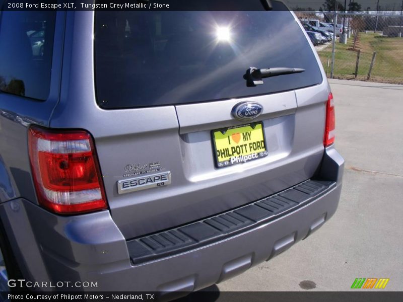 Tungsten Grey Metallic / Stone 2008 Ford Escape XLT