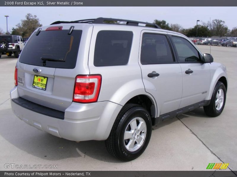 Silver Metallic / Stone 2008 Ford Escape XLS