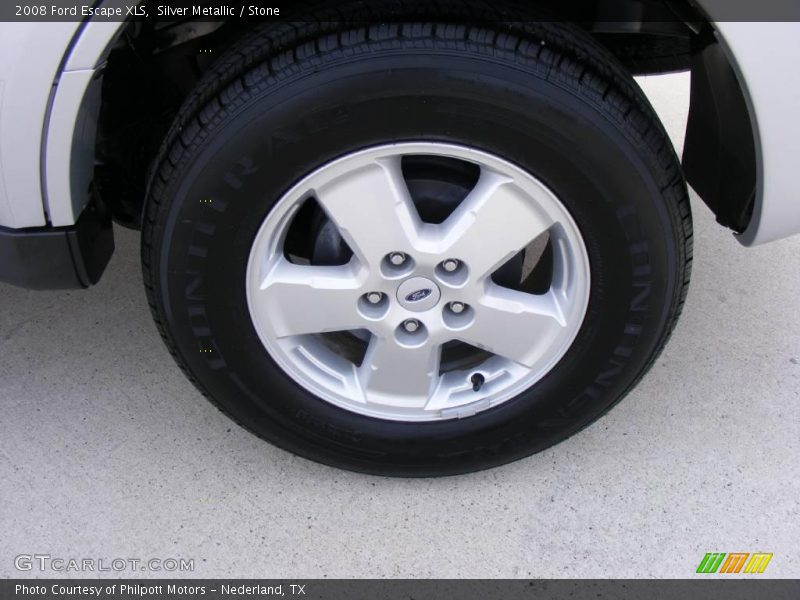 Silver Metallic / Stone 2008 Ford Escape XLS