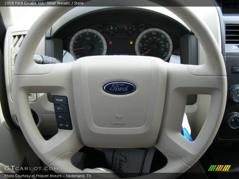 Silver Metallic / Stone 2008 Ford Escape XLS