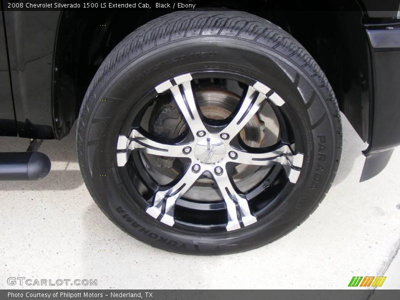 Black / Ebony 2008 Chevrolet Silverado 1500 LS Extended Cab