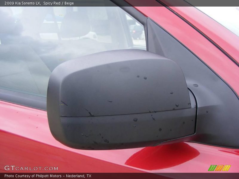 Spicy Red / Beige 2009 Kia Sorento LX