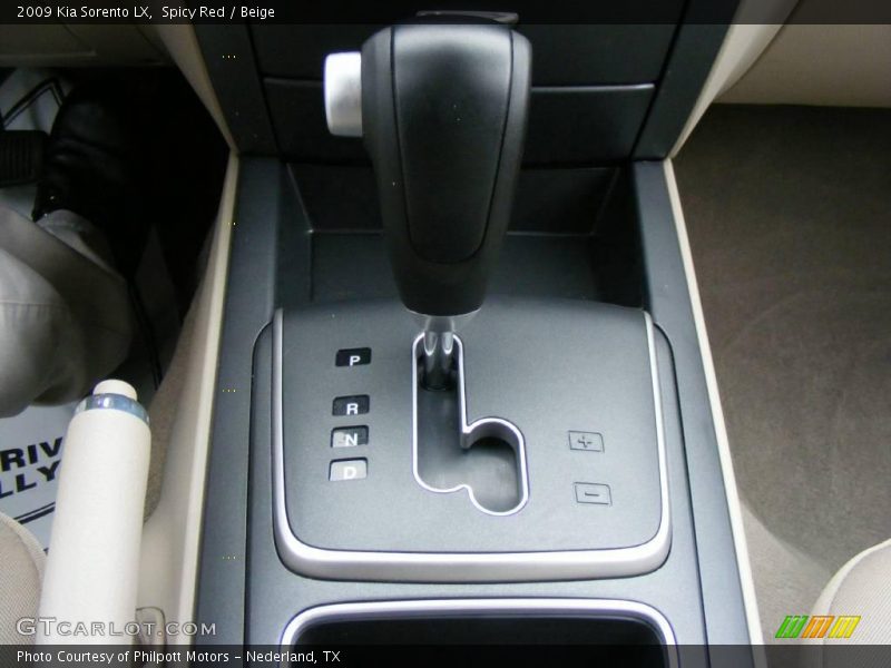Spicy Red / Beige 2009 Kia Sorento LX