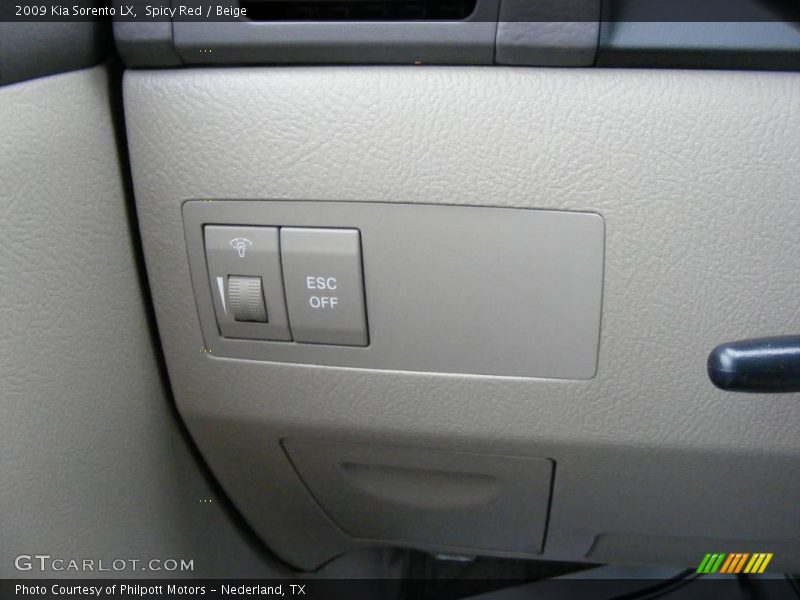 Spicy Red / Beige 2009 Kia Sorento LX
